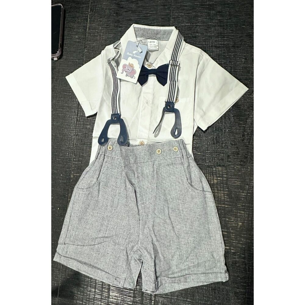 Baby Amabc Toddler Gentlemen Short Set Size 2-3Y
